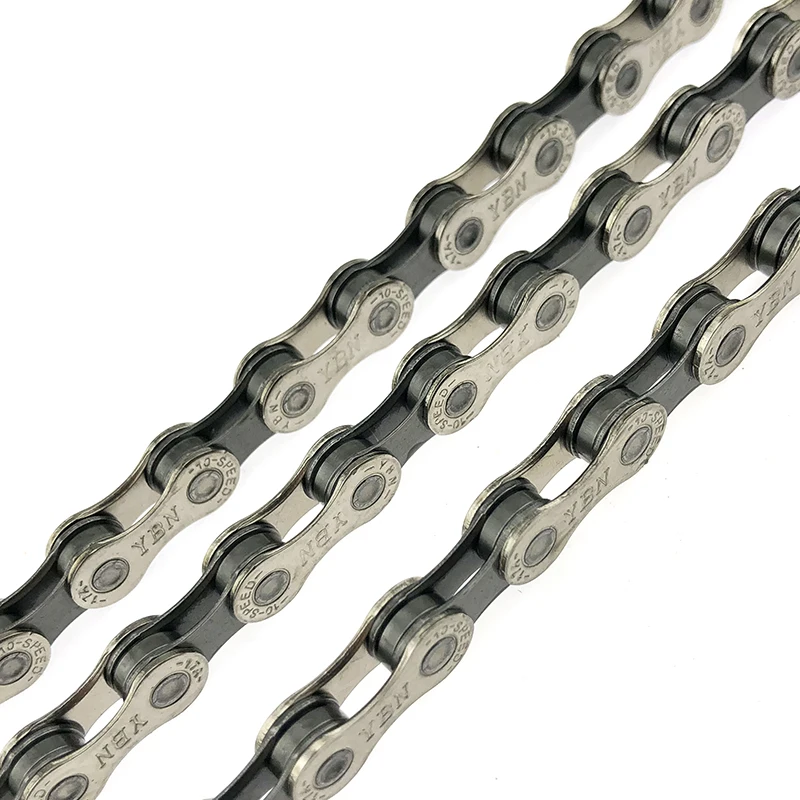 YBN S10.93 Никель покрытием 116 Связь 10 Скорость цепи для Shimamo SRAM MTB руль шоссейного