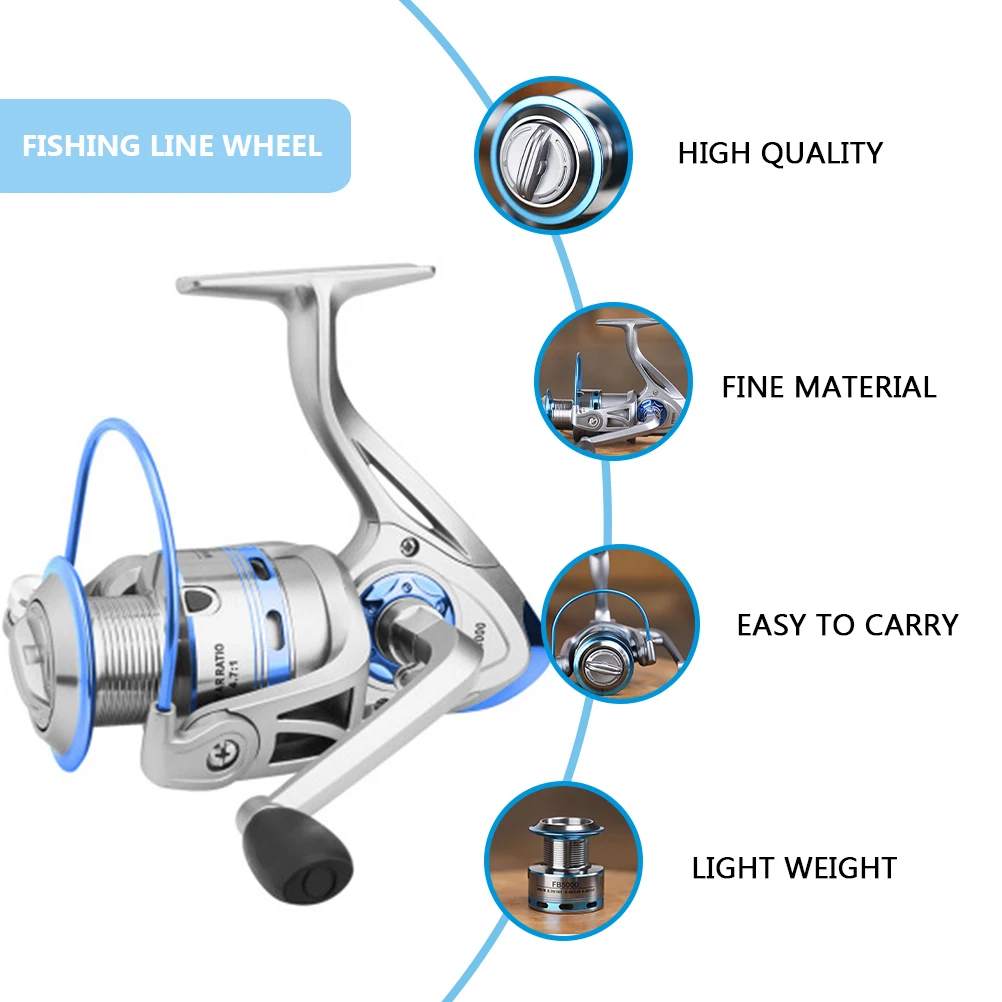 

1Pc Alloy Fishing Reel Bait Casting Reel Bait Cast Fishing Reel Fishing Tackle