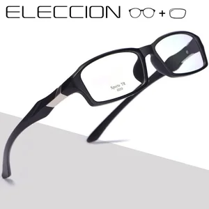 Очки ELECCION для мужчин и женщин, оптическая оправа, спортивные полноразмерные квадратные оправы, при близорукости, фотохромные