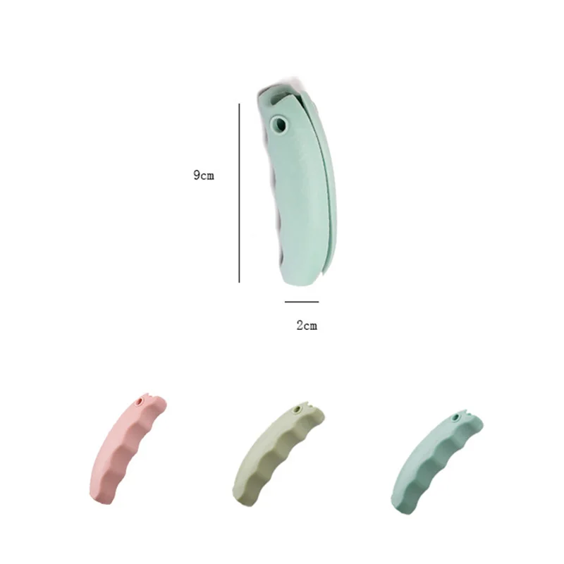

Nordic Mention Dish Carry Bags Plastic Hanging Candy Color Save Effort Tools Convenient Shopping Bag Accessories 1/3/10pcs/set