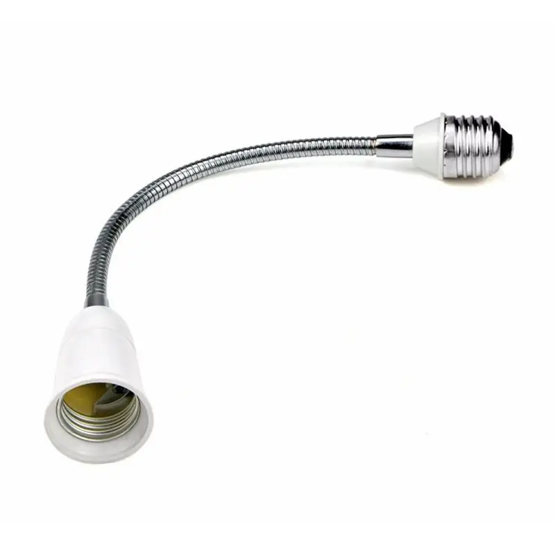 Светодиодный светильник лампа держатель конвертеры адаптер гибкий E27 для 20 см