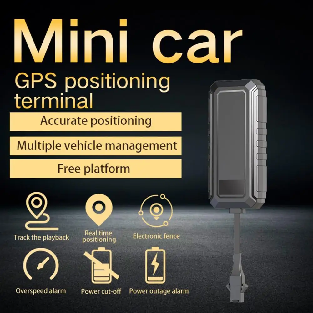 

PG08 GPS Locator Real-time Location Triple Module Positioning Anti-theft Remote Cut Off Tracker vibration Alarm for Car