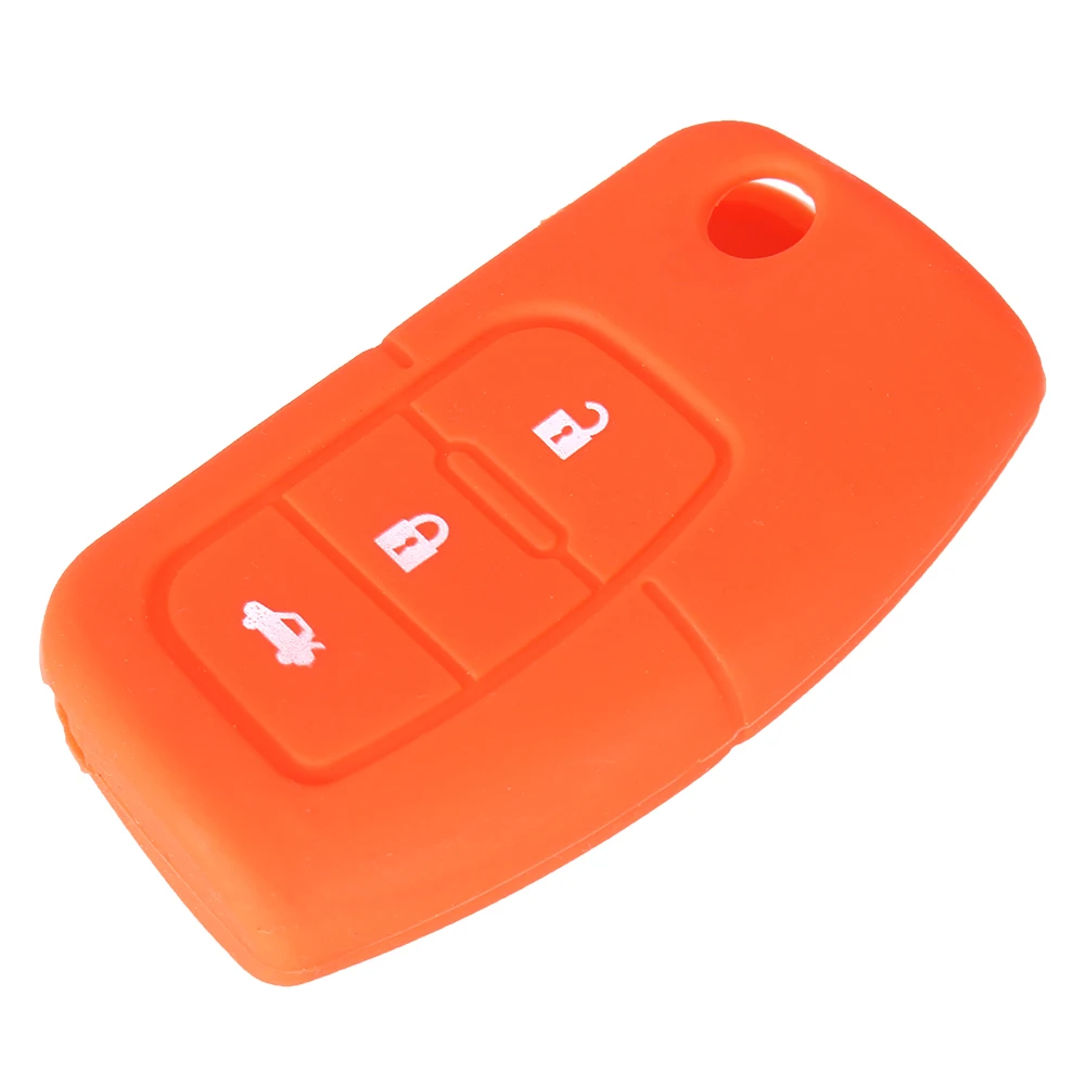 Силиконовый чехол KEYYOU 30X для автомобильного ключа Ford Fiesta Focus C Max Galaxy Kuga Mondeo MK4 S