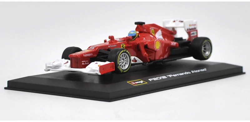 Модель гоночного автомобиля Bburago 1/32 1:32 Ferrari F2012 Фернандо Алонсо No5 F1 формула 1