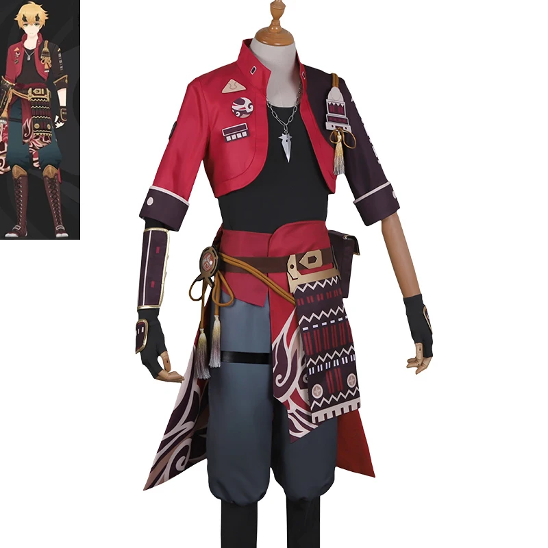 

Игровой костюм для косплея Genshin Impact Tohma Genshin ударопрочный костюм для мужчин на Хэллоуин Карнавальная форма наряд