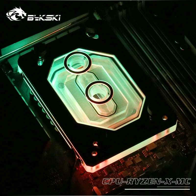 BYKSKI термопаста arctic mx-4+ RYZEN3000 RyzenAM3/AM3+/AM4 1950X TR4 X399 X570 cpu водоблок медный радиатор кулер для воды