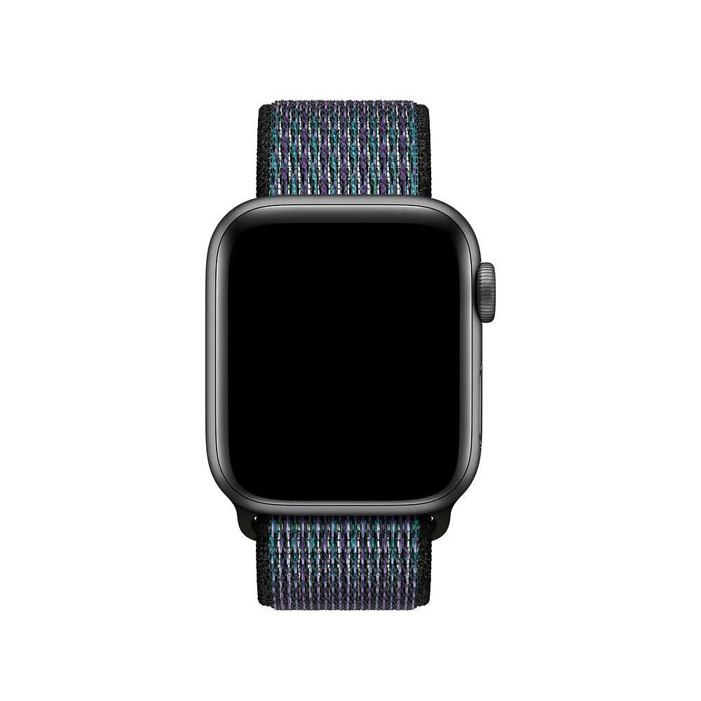 UEBN нейлоновая Спортивная петля для Apple Watch Series 4 44 мм 40 мм ремешок для часов браслет ремешок для iwatch 4 42 мм 38 мм ремешки для часов