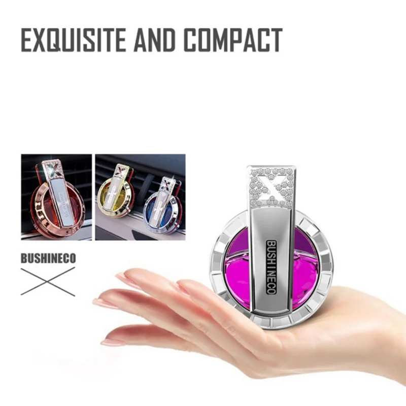 Car Fragrance Diffuser Essential Oil Vent Clip Air Freshener Portable Aromatherapy Car Perfume Solid Fragrance Diffuser