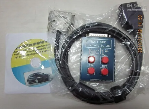 Инструмент для ремонта W211/R230 ABS/SBC ИНСТРУМЕНТ c249f Mercedes Benz Obd SBC инструмент сброса sbc