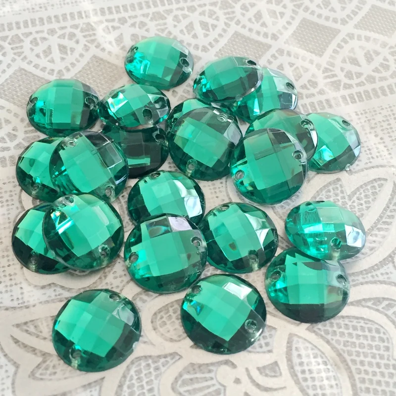 Сделай Сам 50 шт./лот 14 мм акриловая ручная вышивка вырезанная и наклеенная