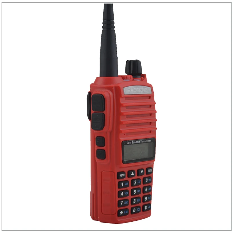 walkie talkie baofeng uv 82 dual band vhfuhf 136 174400 520mhz double ptt 5w ham two way radio uv82 fm ttransceiver uv 82 free global shipping