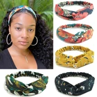 2021 новый дизайн, модные повязки на голову для девушек, Женский тюрбан с перекрестным швом, банданы, банданы, повязки для волос, аксессуары для волос