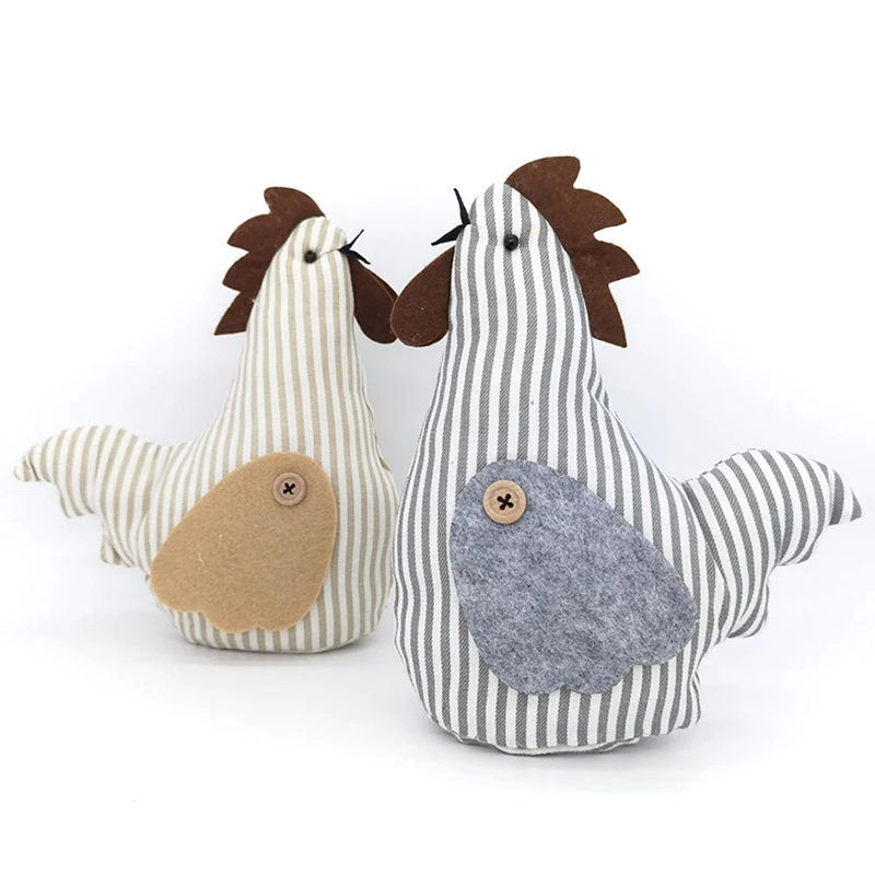 Пасха Петухов в декорированном мешковиной горшке Non плетеная игрушка кукла с