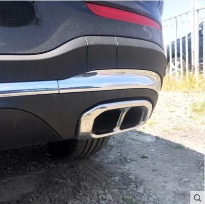 Новинка для Mercedes Benz GLE350 GLE450 2020 глушитель выхлопной трубы хвост крышка отделка