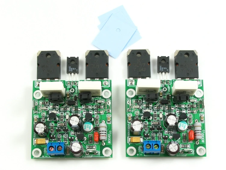 

MX40 Power Amplifier Board Finished Board Dual Channel Two Boards Stereo