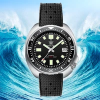 steeldive 200m diver watch automatic mechanical mens watch nh35 japan c3 super luminous stainless steel watches