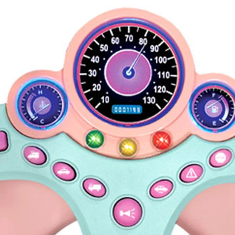 

Toy Car Wheel Child Baby Interactive Toy Child Steering Wheel with Light Sound Simulation Driving Car Toy Early Education Gift