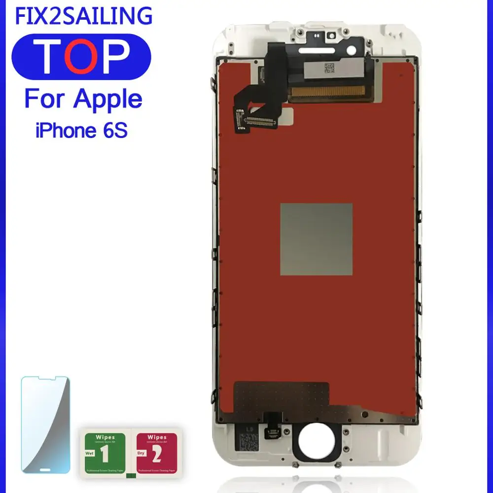 100% класс AAA ЖК дисплей сенсорный экран дигитайзер в сборе Замена для Apple iPhone 6S с