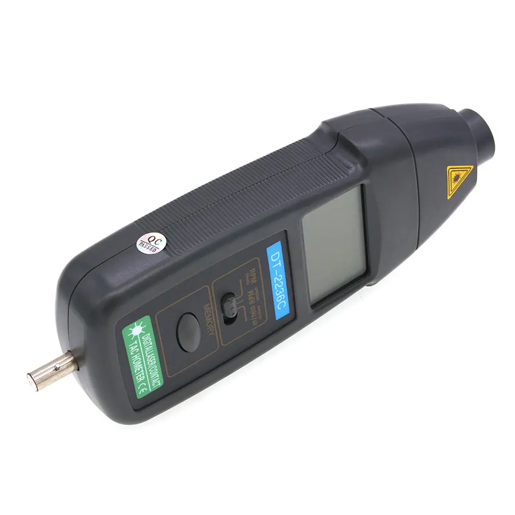 DT2236C 2 в 1 Детектор скорости метр лазерный RPM Тахометр светодиодный цифровой