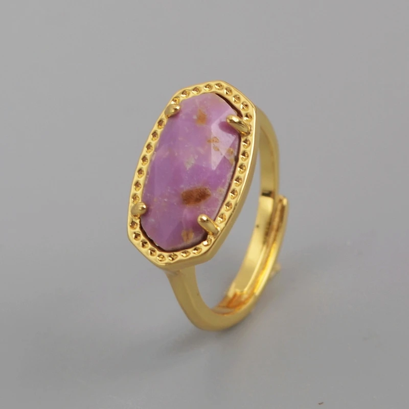 BOROSA драгоценные камни граненый камень кольцо натуральный Австралийский Jades