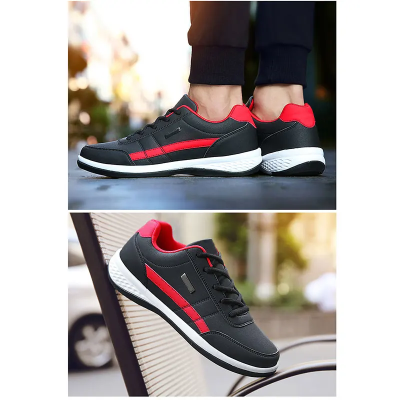 

Hot Men Energy Lace-Up Sneaker Men Shoes Sports Casual Fashion Sneakers Blue/Black/White