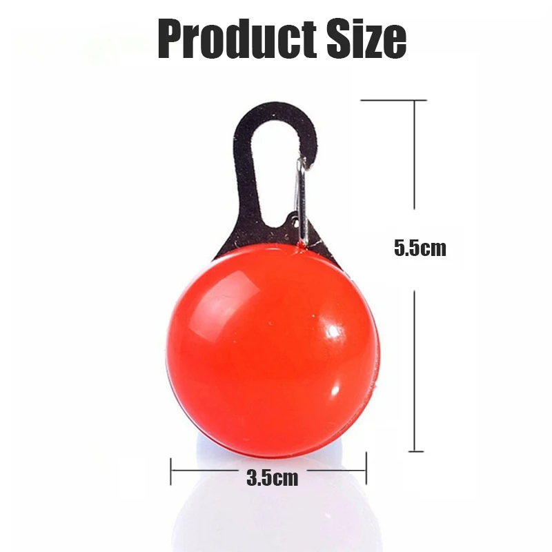 

Dog Cat Collar Glowing Pendant LED Flashlight Night Safety Pet Leads Necklace Luminous Bright Decoration Collars For Dogs