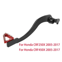 nicecnc rear foot brake lever pedal for honda crf250x crf450x crf 250x 450x 250 450 x 2005 2017 2016 2015 2014 2013 2012 2011
