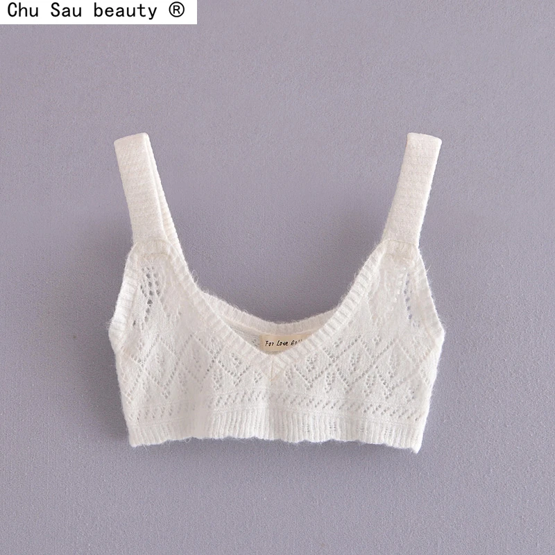 

2021 Летний Новый сексуальный топ с v-образным вырезом, шикарный открытый укороченный Топ для женщин, однотонный камзол, повседневный Модный ж...