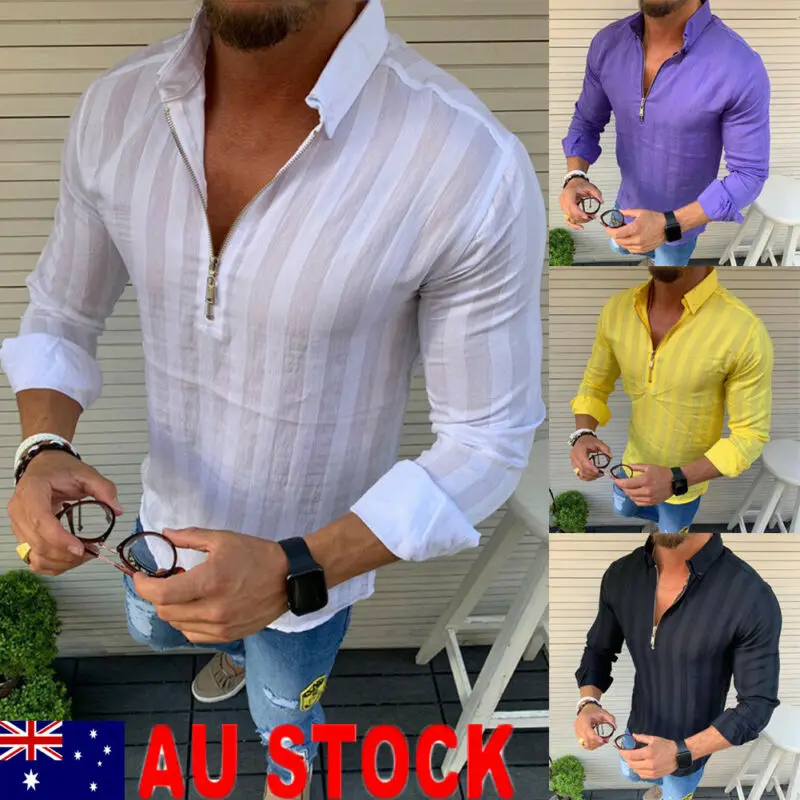 Футболка мужская с длинным рукавом повседневная Модная приталенная рубашка