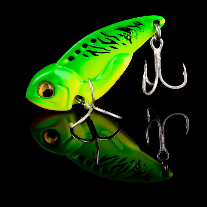 

1pcs Fishing VIB Metal Lure 5g 7g 10g 12g 14g Balancer Spoon Spinner Vibration Fishing Lure Hard Bait Fishing Tackle Treble Hook