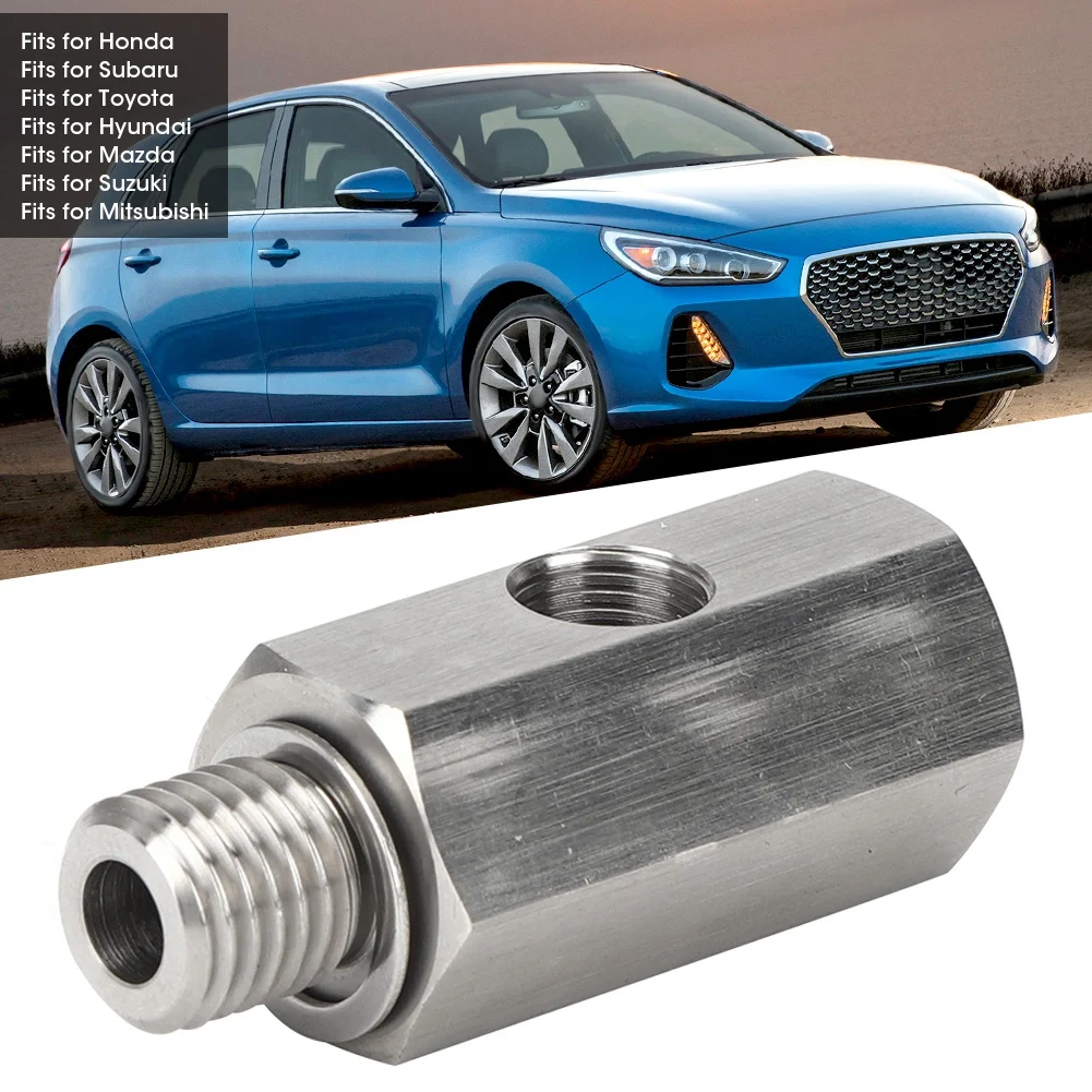 

Турбодатчик давления масла M12x1.5 1/8 NPT, адаптер тройника, автомобильные аксессуары из нержавеющей стали, подходит для Honda, подходит для Subaru, ...