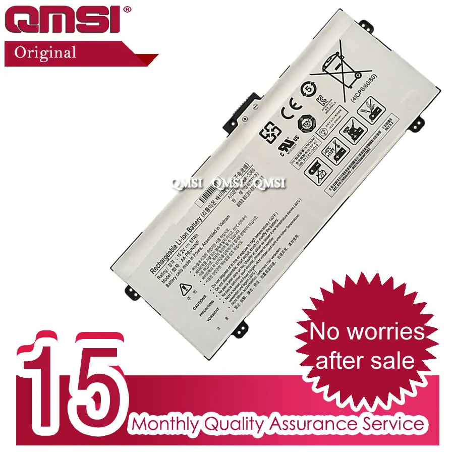 QMSI 15 2 V 57Wh 3750 мА/ч оригинал AA PBUN4NP батарея относится к SAMSUNG NP940Z5L X01US/X03US/S03US NP9300AA NP940Z5J