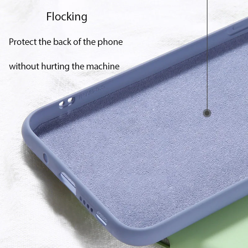 

100Pcs/Lot For Samsung Galaxy S20 Ultra S10 S9 S8 Plus Liquid Silicone Soft Case Cover For Samsung Note10 + Note9 Note8
