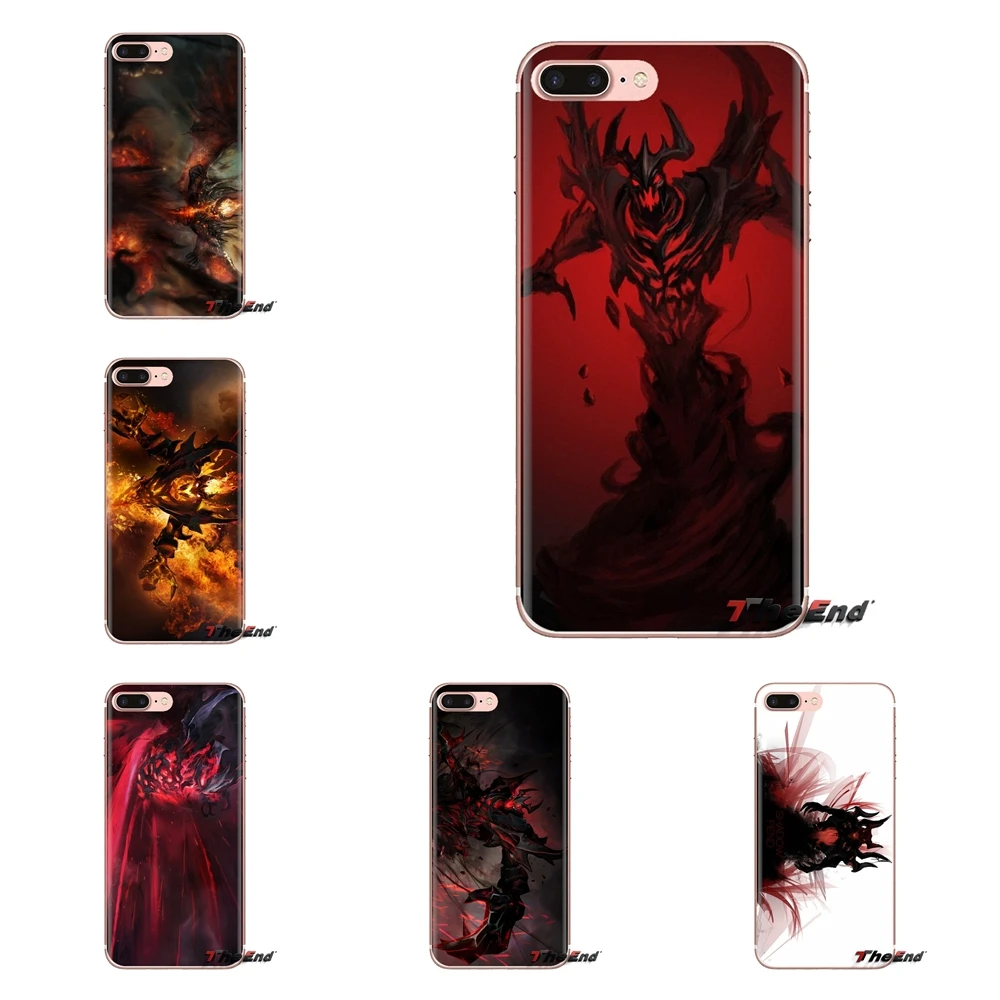 Мягкий прозрачный чехол для samsung Galaxy S3 S4 S5 Mini S6 S7 Edge S8 S9 S10 Plus Note 3 4 5 8 9 Shadow Demon dota 2 Games |