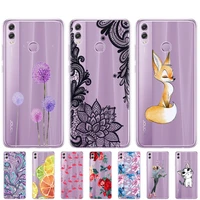 case for huawei honor 8x case 6 5 inch silicon soft tpu back cover for huawei honor 8x protect phone case shell coque bag