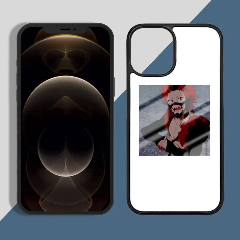 

kirishima My Hero Academia Anime Phone Case for iPhone 11 12 pro XS MAX 8 7 6 6S Plus X 5S SE 2020 XR Hard PC