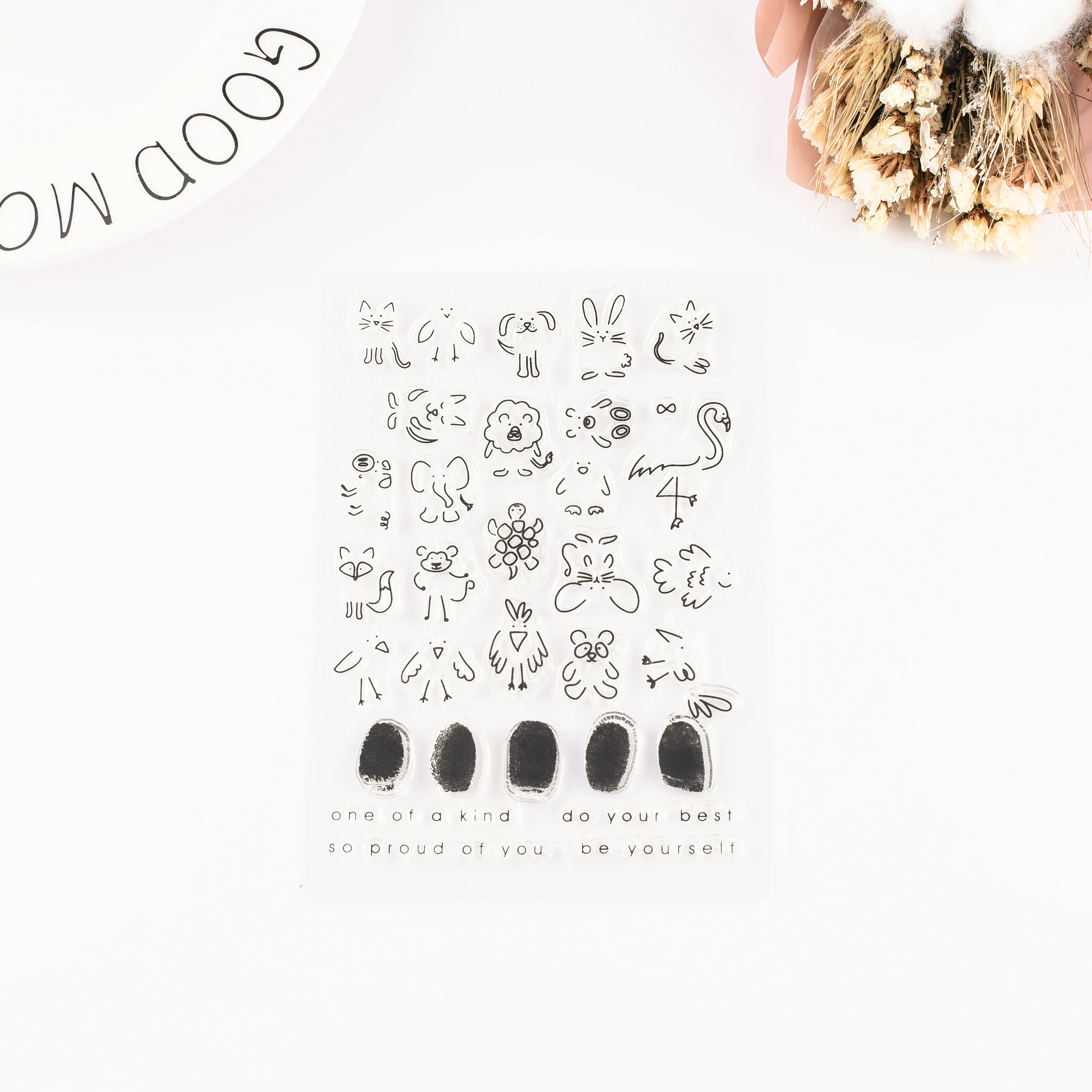 Прозрачное уплотнение для DIY прозрачные силиконовые штампы помидоры пицца еда