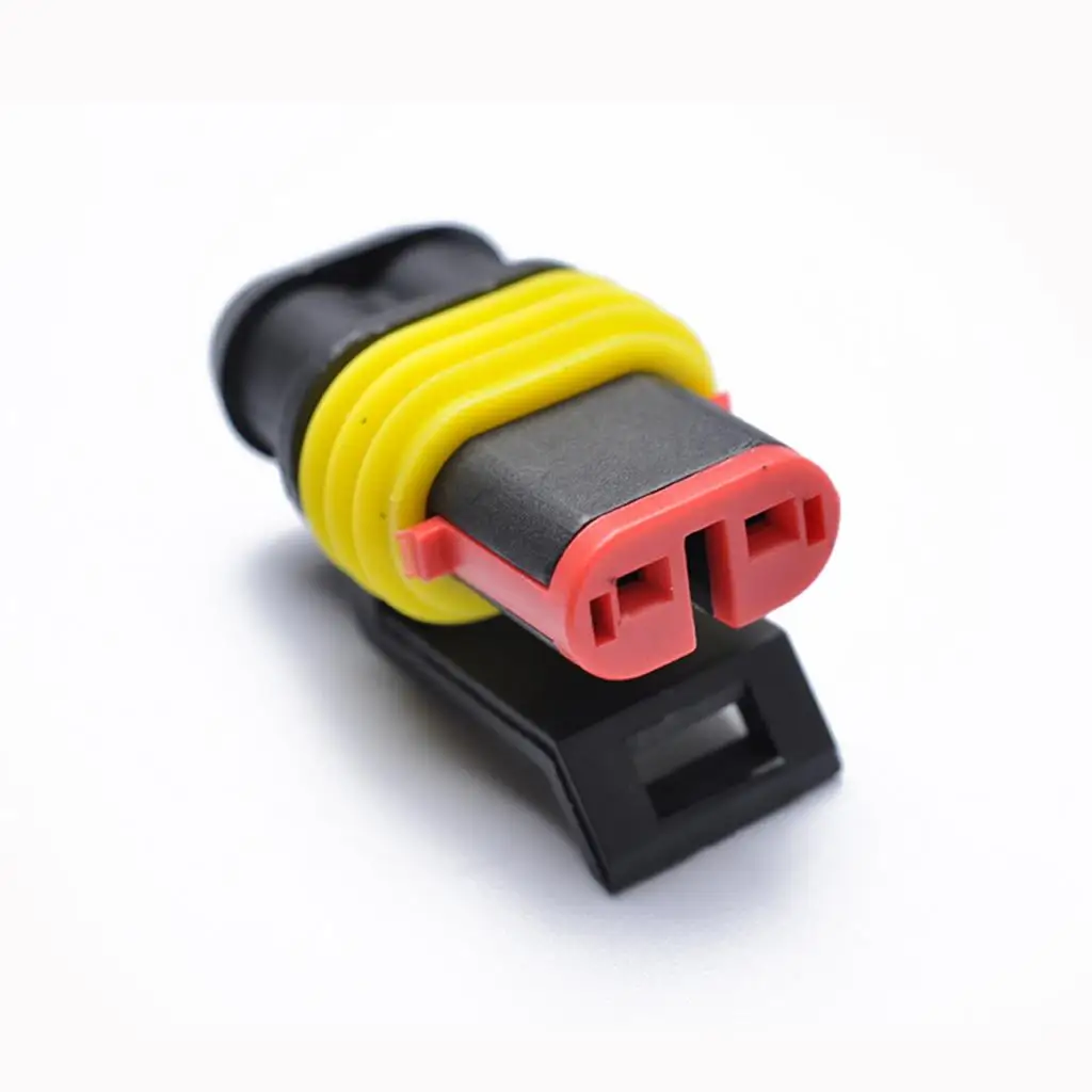 

5 Sets Sealed Waterproof Electrical Connector Kit Housing Terminals