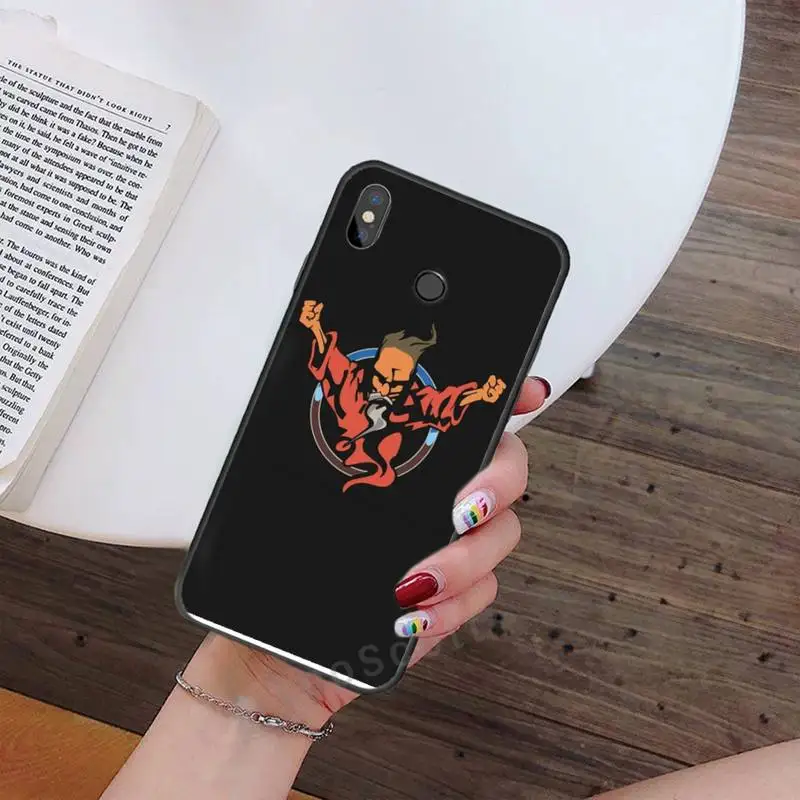 Черный телефонный чехол хардкор Wizard Thunderdome Корпус Корпуса для Xiaomi Redmi 4x5 plus 6A 7 7A 8 mi8