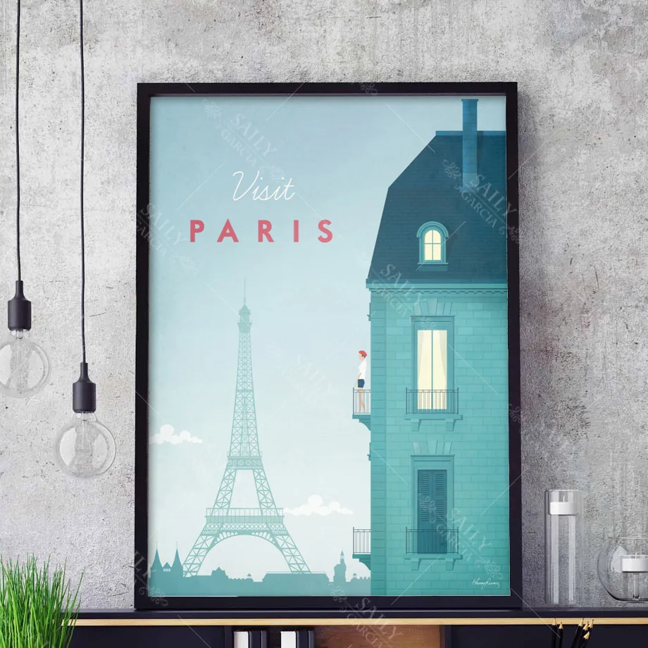 Скандинавский городской пейзаж плакаты Нью-Йорк Париж Лондон холст живопись Hd Печать настенные художественные картины для гостиной домашний декор