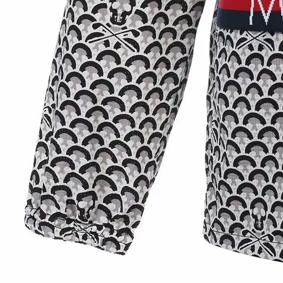 

Men's Golf Jacket Long Sun Protection Windbreaker Thin Printed Jacket