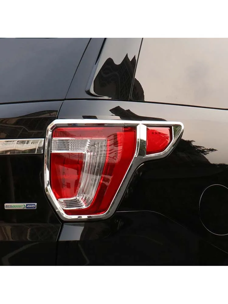 Новинка Высококачественная хромированная рамка для заднего фонаря автомобиля