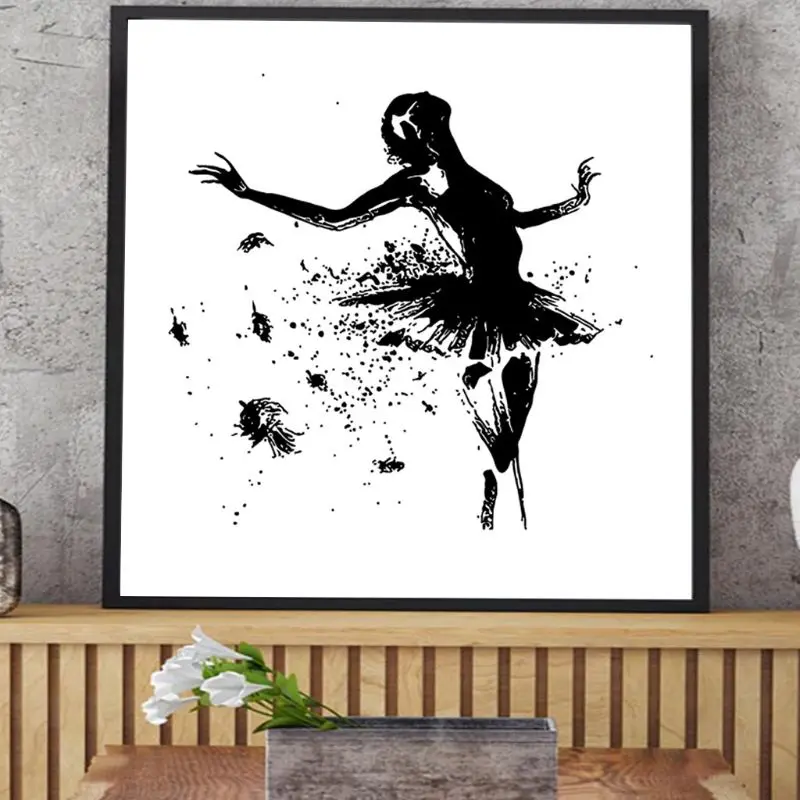 

Dancer Silicone Transparent Stamp Background Clear Stamps DIY Scrapbooking Card Making
