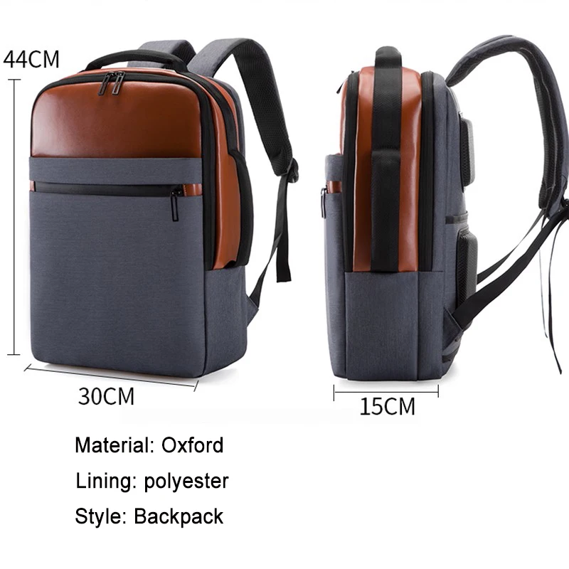 Модный трендовый мужской повседневный деловой рюкзак высококачественный ранец