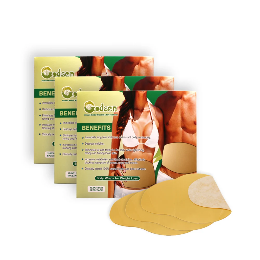 

25patch/5box Slimming Patch Belly Slim Patch Fat Burning Navel Stick Weight Loss Slime Stick Slim Tool Slimming Products