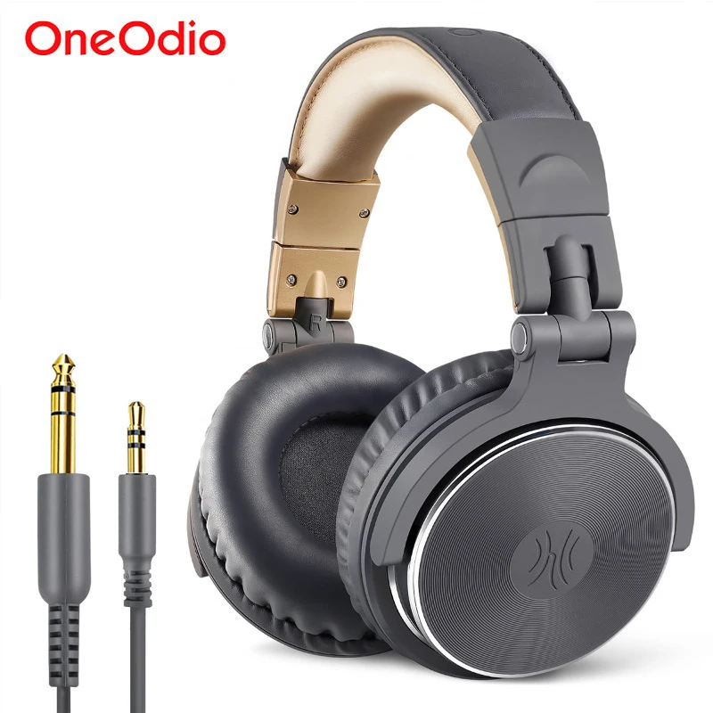 Oneodio проводной мониторинг HIFI наушники стерео Бас студия смешивания гарнитура адаптер- Закрытая задняя DJ наушники для телефона ПК