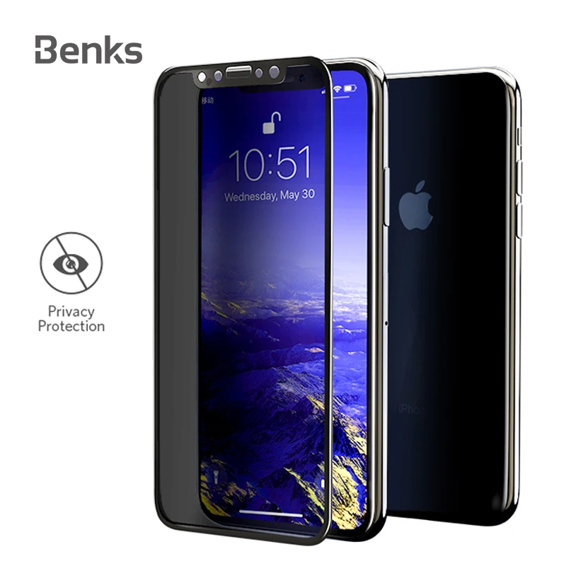 Защитное стекло Benks закаленное для Iphone X/XS/XR /11 Pro Max Антибликовая Защитная пленка с