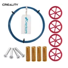 Creality 4 алюминиевые ручные закручивающиеся выравнивающие гайки, 4 нагревательных пружины и 4 винта M4x35 + 1 м трубка Козерога боудена для принтера CR Ender