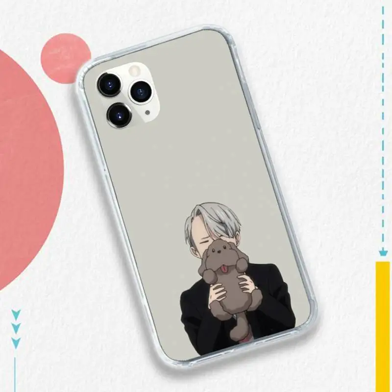 

yuri on ice Anime case for airpods Phone Case for iPhone 11 12 pro XS MAX 8 7 6 6S Plus X 5S SE 2020 XR