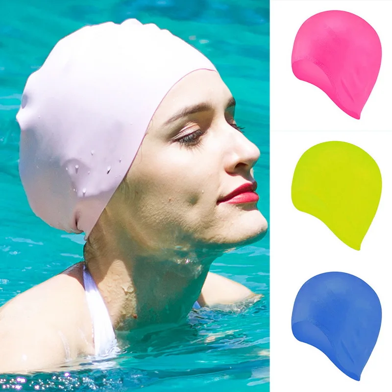 2020 Взрослые плавательные шапки для мужчин и женщин водонепроницаемая шапочка
